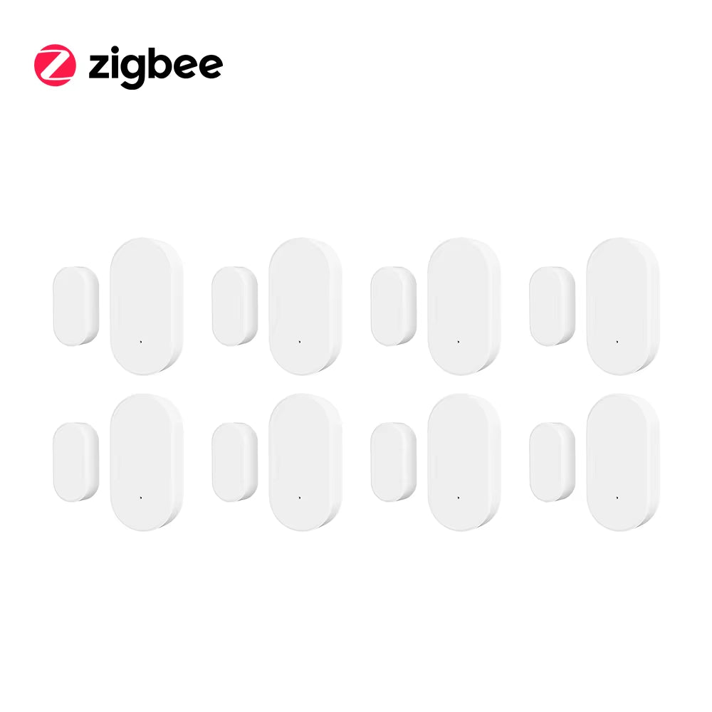 Tuya Smart Zigbee Door Window Contact Sensor Smart Home Wireless Door Detectors Open/Close APP Remote Alarm
