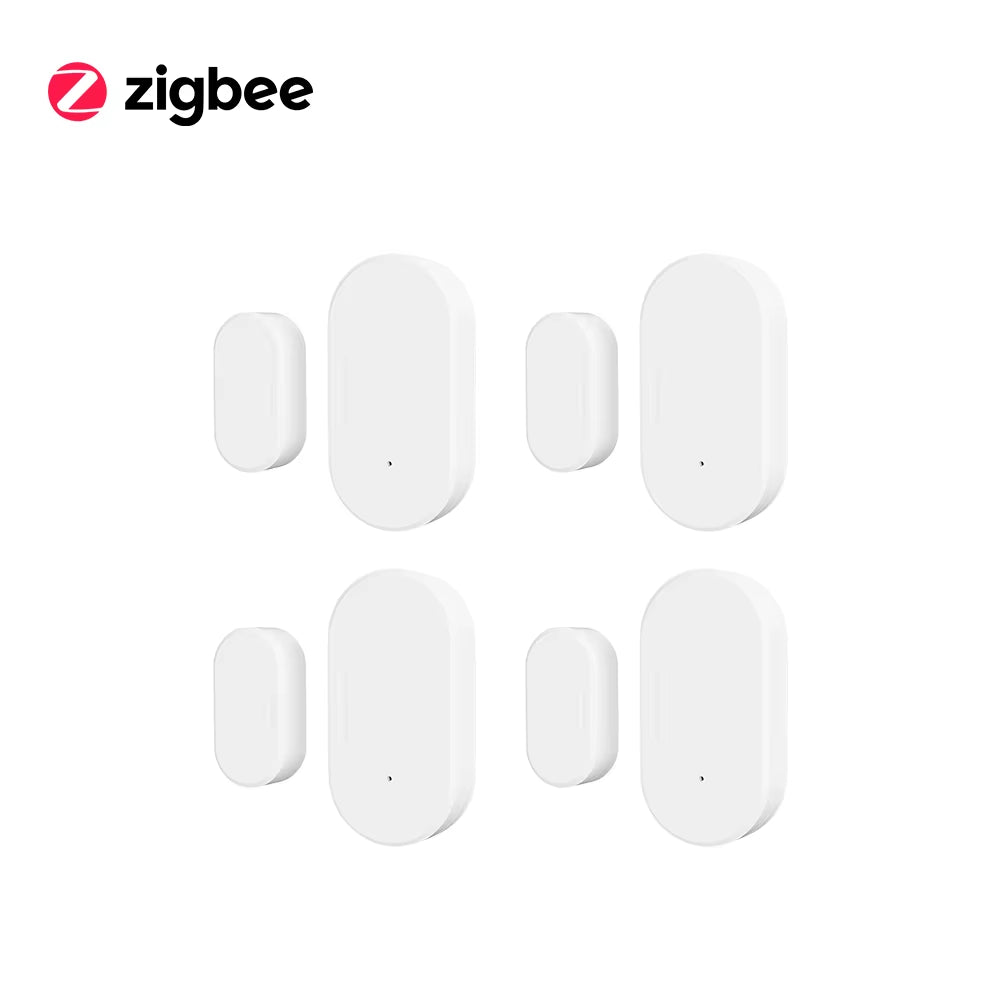 Tuya Smart Zigbee Door Window Contact Sensor Smart Home Wireless Door Detectors Open/Close APP Remote Alarm