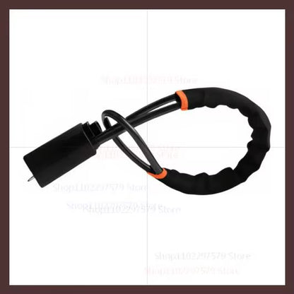 Universal Car Steering Wheel Lock anti Theft Device Stainless Steel Seat Belt Buckles with Keys Vehicle Security Accessory